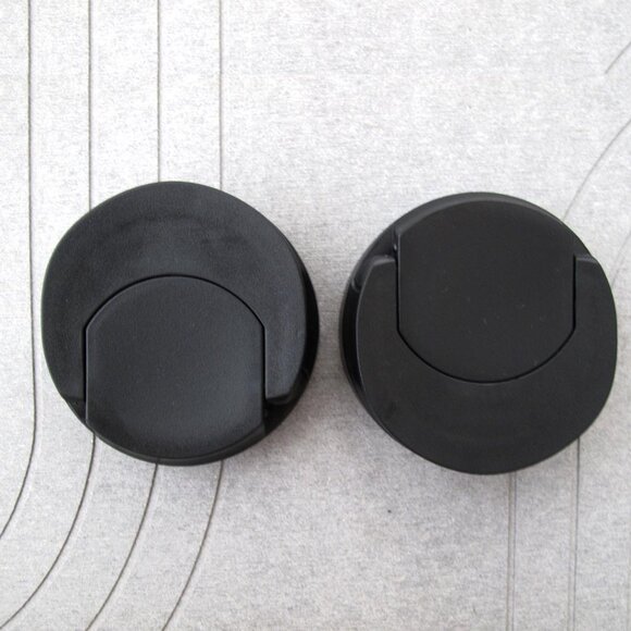 Magic Bullet Original Flip Top To Go lids Replacement Set of 2 black lids - Picture 7 of 8